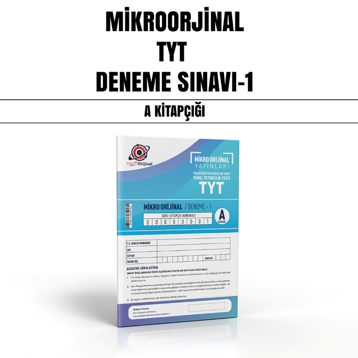 MİKROORİJİNAL TYT SNV 1-A - 2024-25